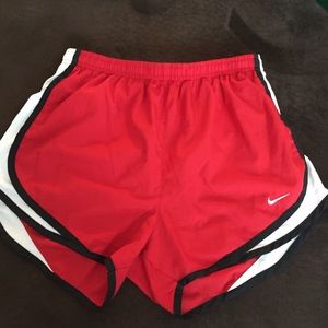 Red Nike Dri-Fit Shorts